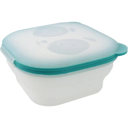 Opvouwbare Voedselbewaardoos 800ML Magnetische Sluiting Zelfsluitend Silicone Luchtdichte Opslag L(for 6.5-9kg) white