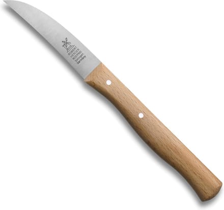 Robert Herder Aardappelschilmes Vogelbek - Roestvrij Staal - Heft Beuken - 6,8cm