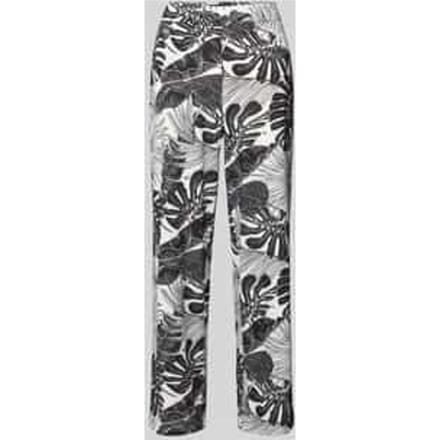 Broek met verkorte pasvorm en elastische band, model 'Filiz'