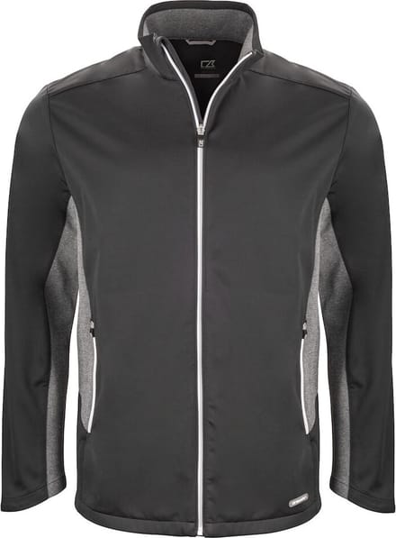 Cutter & Buck Navigate Softshell Jacket Heren 351458 - Zwart - M