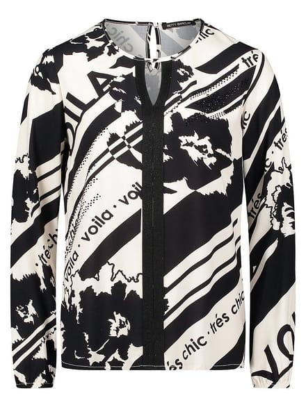Slip-on blouse Van Betty Barclay zwart