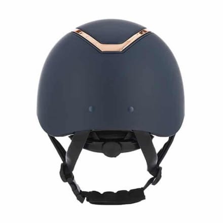 Charles Owen Halo MIPS Ruiterhelm - Zwart Mat/Roze Goud - M