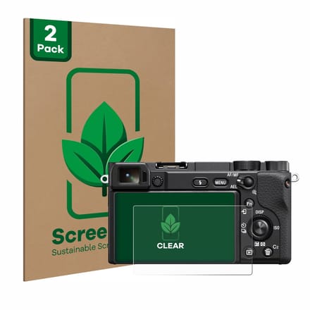 2 Stuks Screenprotector voor Sony Alpha 6100 / 6100A - Hoogwaardige Beschermfolie transparant