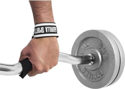 Gorilla Sports Lifting Straps - Wrist Wraps - Katoen - Grip en ondersteuning