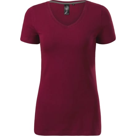 Dames-T-shirt met V-hals Malfini Premium Action 701