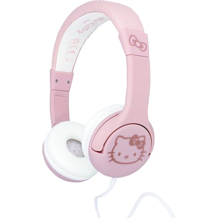 Hello Kitty - kinderkoptelefoon - volumebegrenzing - verstelbaar (roze/goud)