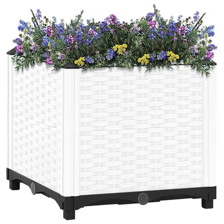 vidaXL - Plantenbak - verhoogd - 40x40x38 - cm - polypropeen
