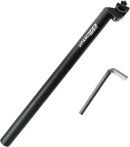 Verstelbare Fiets Zadelpen 450mm - Aluminium, Verschillende Diameters