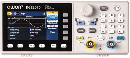 Golfvormgenerator 70MHz 2-kanaals met 300MS/s Bemonsteringsnelheid