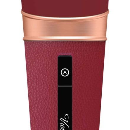 Viotec - Titan - Wand Vibrator - Massager - Goud /Wijnrood - Luxueuze Zachte Siliconen