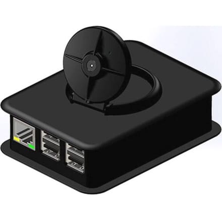 TEKO TEK-CAM3.9 SBC-behuizing incl. camerabehuizing Geschikt voor serie: Raspberry Pi® Zwart