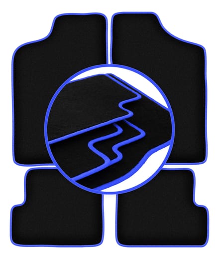 CARLUX-BLUE automatten voor: Fiat Cinquecento hatchback (1991-1998)