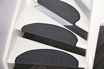 Trapmatten Bali - 15 stuks - antraciet - 65x20x4 cm