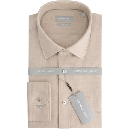 Shirt Michael Kors Cotton Linen Slim