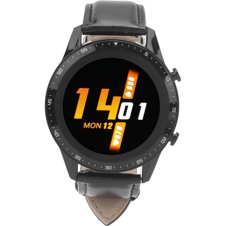 Montre connectée T80 avec appels Bluetooth, suivi d'activité et bracelet étanche pour Android et iOS black