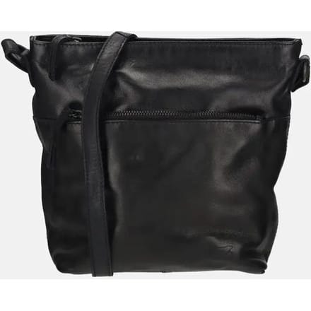 Bear Design Nancy Crossbodytas Medium Dames - Leer - Zwart