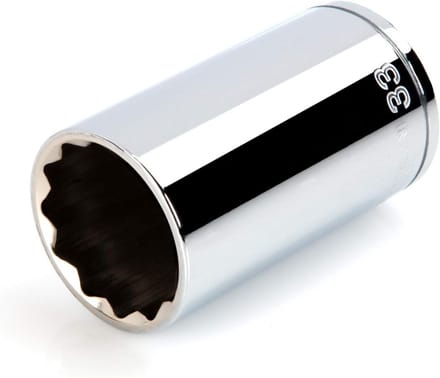 1/2 inch Aandrijving Diepe 12-Kantige Socket 33 mm voor Stevige Grip