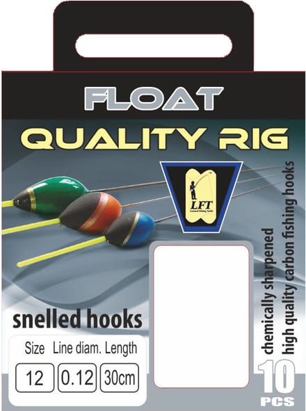 LFT float quality rig 0,14 maat 12 35cm 10 stuks