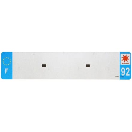 Nummerplaatstrip voor pvc Top Plaq 92
