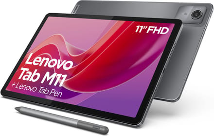 Lenovo Tab M11 – 4GB RAM – 128GB opslag – Inclusief Tab Pen – WiFi – Grijs