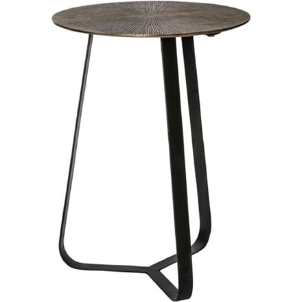 PTMD - Salontafel Kae - Zwart - 40x40x50cm