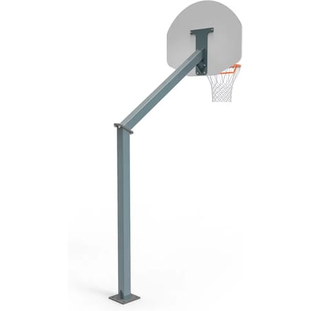 Offset basketbalring, 1,20 m, op voetplaat Sporti France