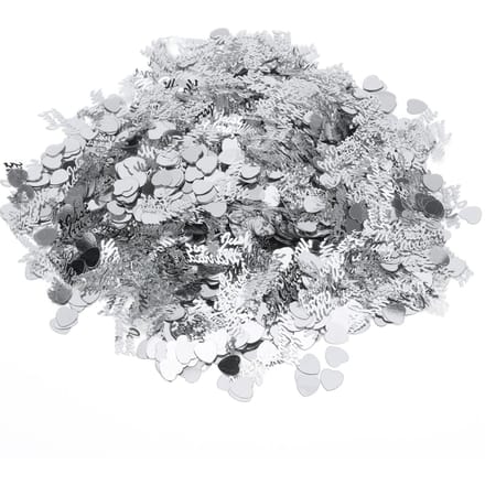 Confettis Just Married Décoration Mariage Saint-Valentin Éparpiller Paillettes Séquins 100g Argent argenté