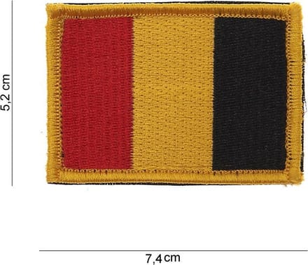 Embleem Belgie stof+klittenband