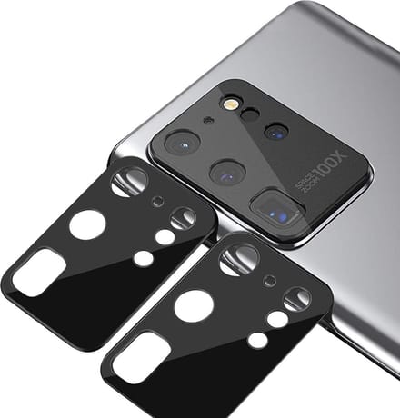 Camera lens beschermer Geschikt voor: Samsung Galaxy S20 Ultra 2-pack, krasbestendig ultradun gehard glas Screenprotector