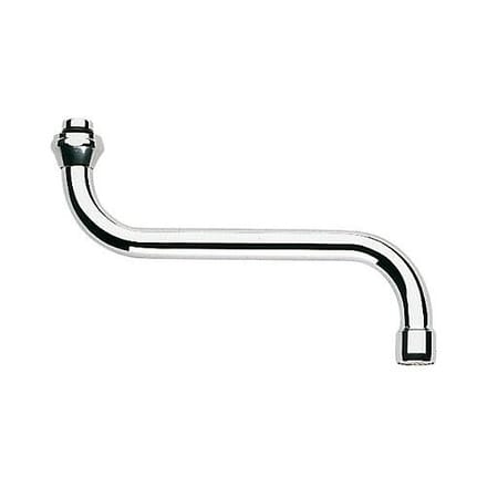 GROHE S-Kraanuitloop - draaibaar - met straalregelaar - 3/4" x 150mm - chroom - 13005000