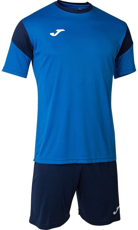 Joma Phoenix Voetbalset Korte Mouw Heren - Marine / Royal | Maat: 2XL