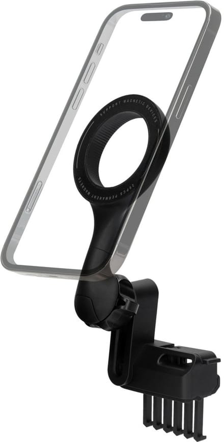 Mobiparts Magnetic Air Vent Holder for Tesla - Zwart