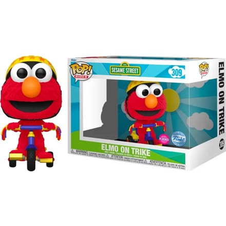 Funko Pop! Animation Rides: Sesame Street Elmo on Trike (Flocked Exclusive Special Edition)