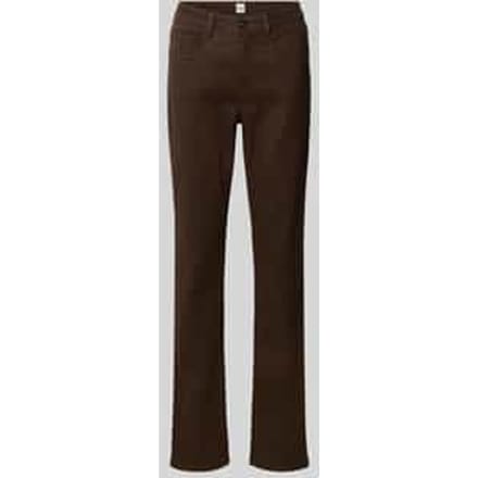 Brax Dames Broek  Style CAROLA DARK CHOCOLATE, donkerbruin, maat 46K