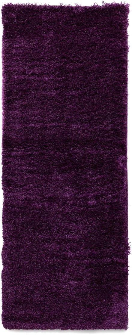 Hoogpolige loper - Cozy Shaggy paars 80x300