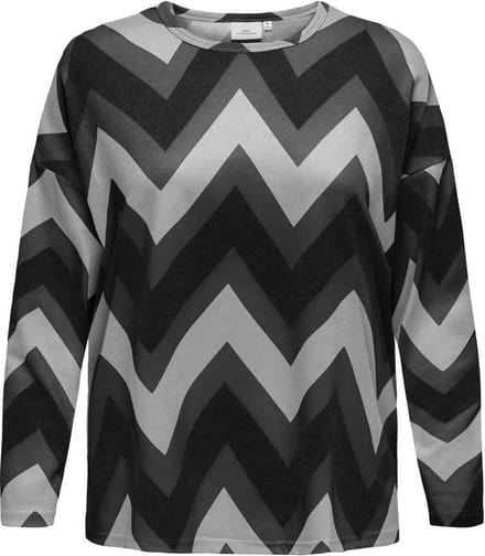 ONLY CARMAKOMA - CARKAYA LIFE L/S TOP JRS - Dames - Blouses