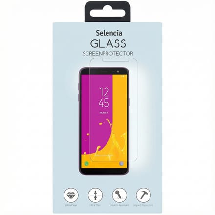 Selencia Gehard Glas Screenprotector voor de Samsung Galaxy J6