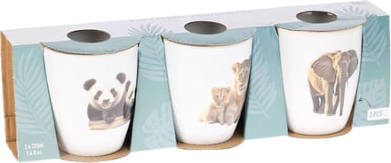 Mokje jungle 220ml set a 3 stuks