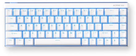 MCHOSE Ace 68 Air - Hall Effect - Magnetische Switch - Aluminium Behuizing - Gaming Keyboard - Mount Tai Switch - 65% Layout - Cherry Profile - RGB Backlight - PBT Shine Through - Snow White