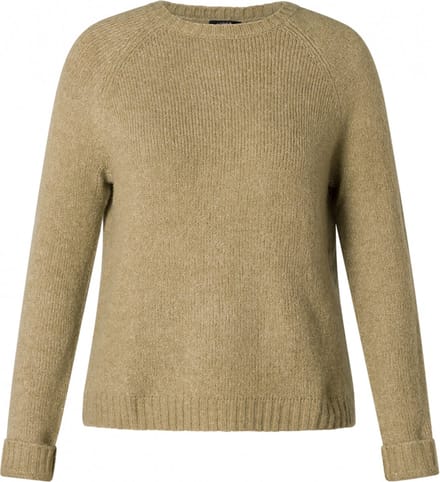 YESTA Dinie Trui - Khaki - maat X-0(44)