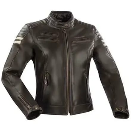 Leren motorjack voor vrouwen Segura funky