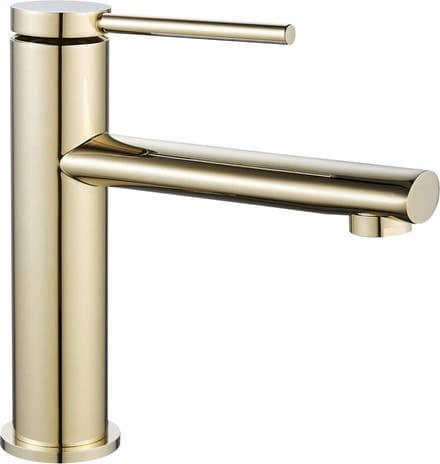 Rea Oval Gold Low - Wastafelkraan - Goud