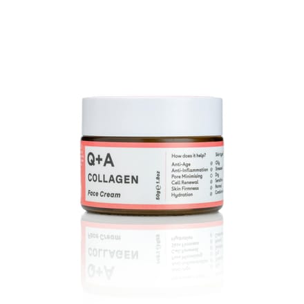 Q+a Collagen Face Cream. A Vegetarian, Seaweed Derived Collagen Cream For Ageing