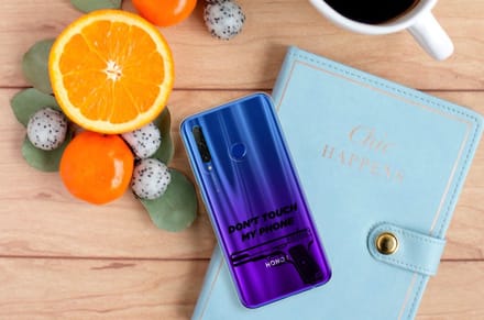 TPU Hoesje voor Honor 20 Lite Silicone-hoesje Pistol DTMP