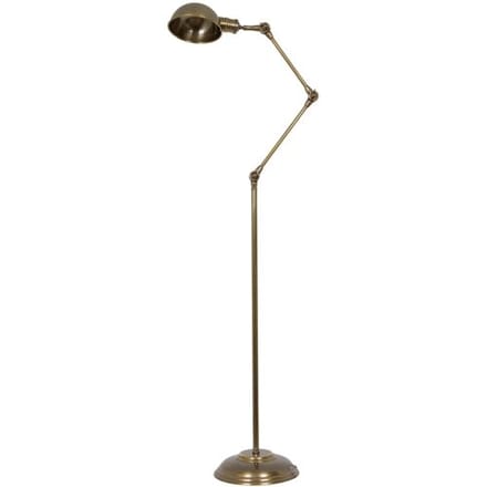 KS Verlichting Vloerlamp Nova Antiek Messing