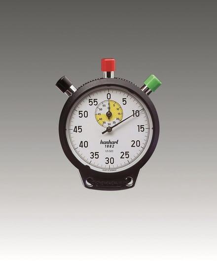 Hanhart stopwatch mechanisch Amigo 141.6434-00  - 1/5 sec -  60 min.
