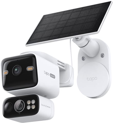 TAPO C645D KIT Beveiligingscamera buiten - Solar - Dual lens- 2K - IP65
