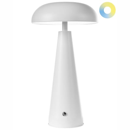 BOCONO - Draadloze LED tafellamp - Wit - IJzer