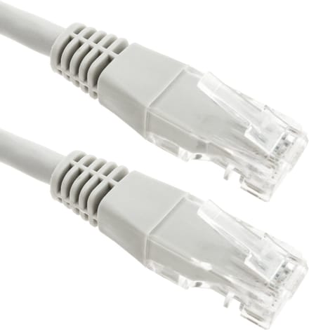 BeMatik - 2 m grijze Cat.6 UTP Ethernet-netwerkkabel