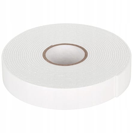 Rebel Dubbelzijdige Schuimtape 1,5mm x 20mm x 5m Wit
